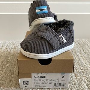 Tom’s Classic- Corduroy/Faux Shearling Lining : Tiny 2